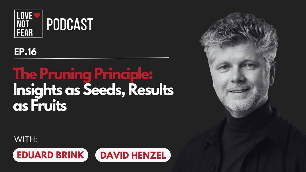 The Pruning Principle: Insights as Seeds, Results as Fruits with David Henzel and Eduard Brink